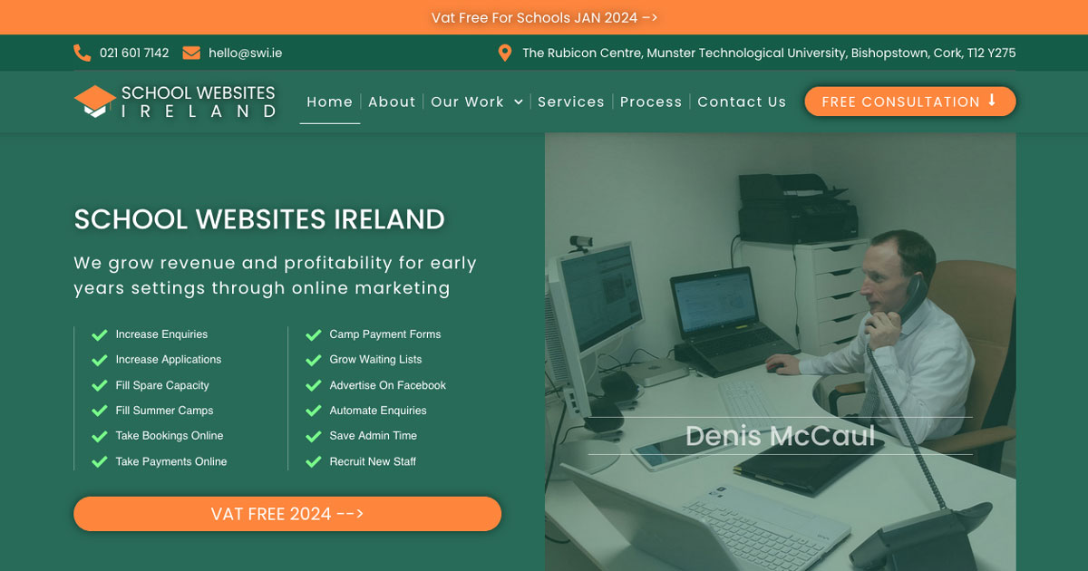 School Websites Ireland - Denis McCaul