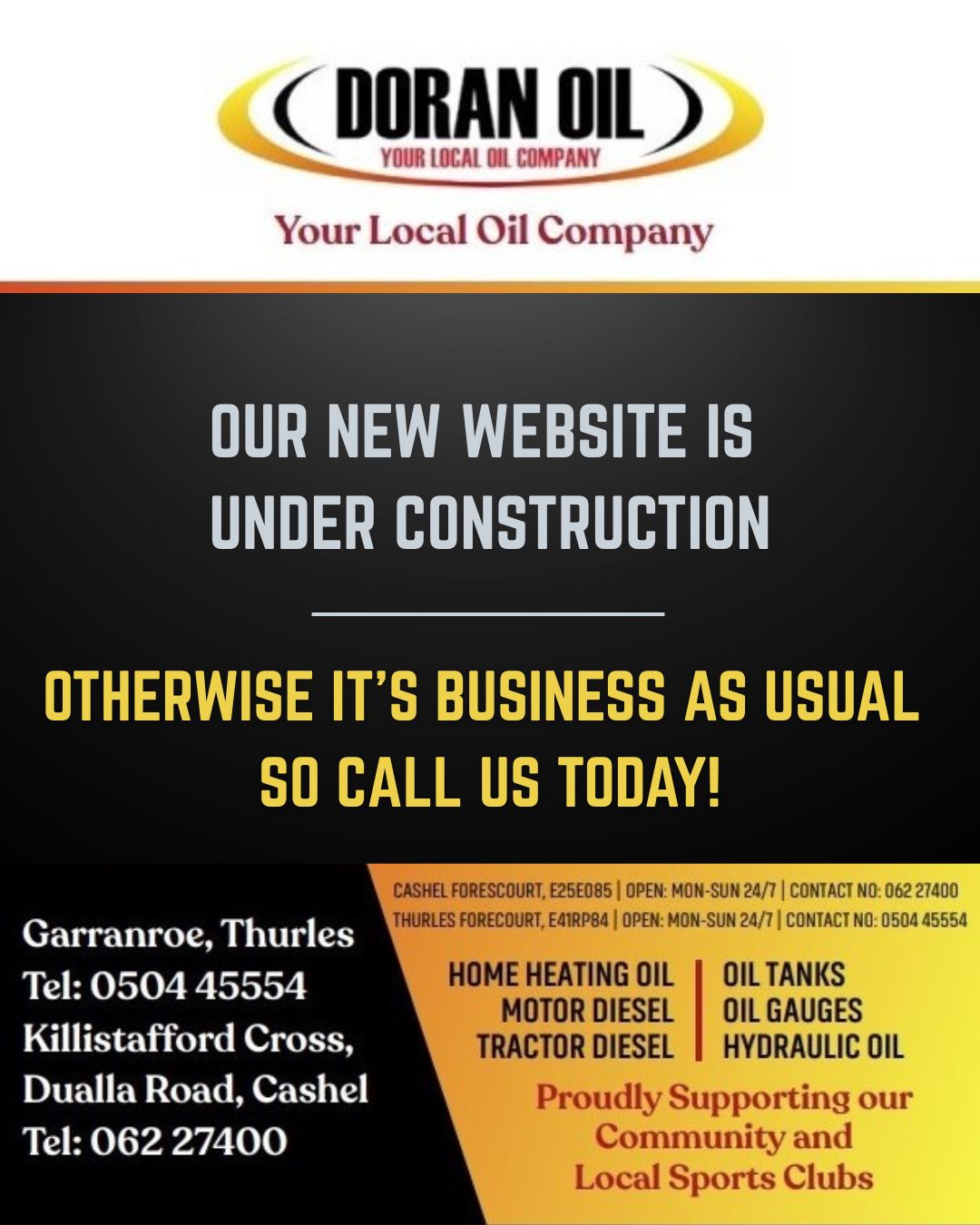 Doran Oil - Cashel