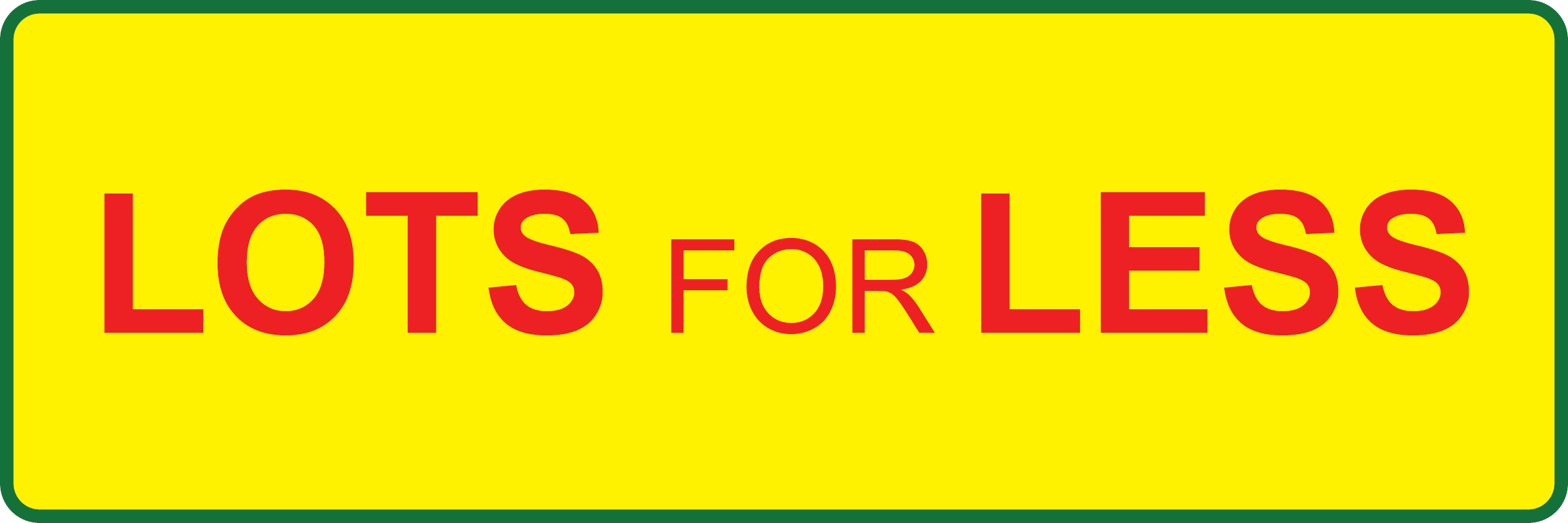 Lots for Less