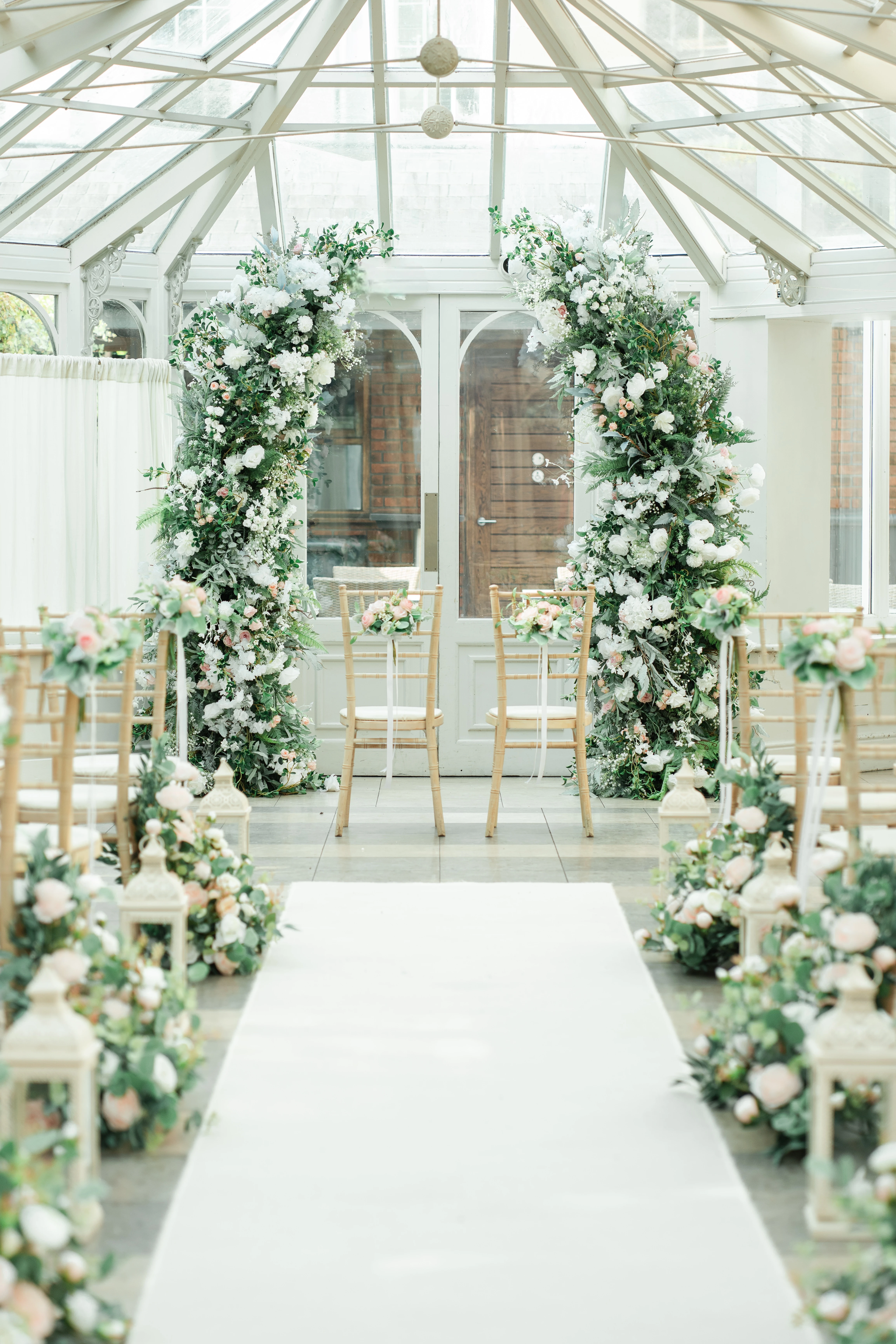 Bling and Bloom Wedding Event Decor