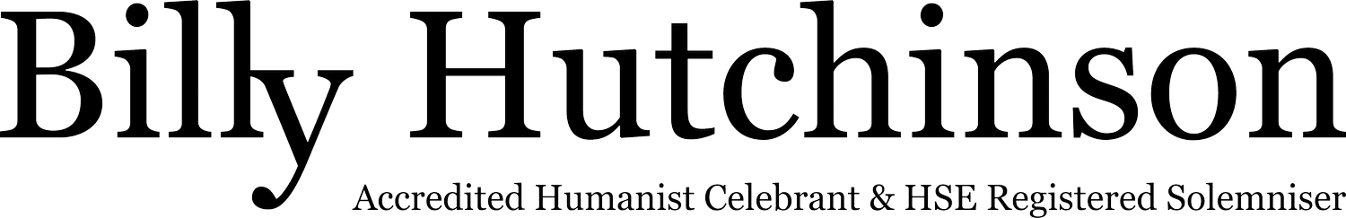 Billy Hutchinson Humanist Celebrant and Wedding Solemniser