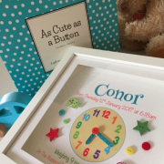 As Cute As A Button Personalised Framed Prints