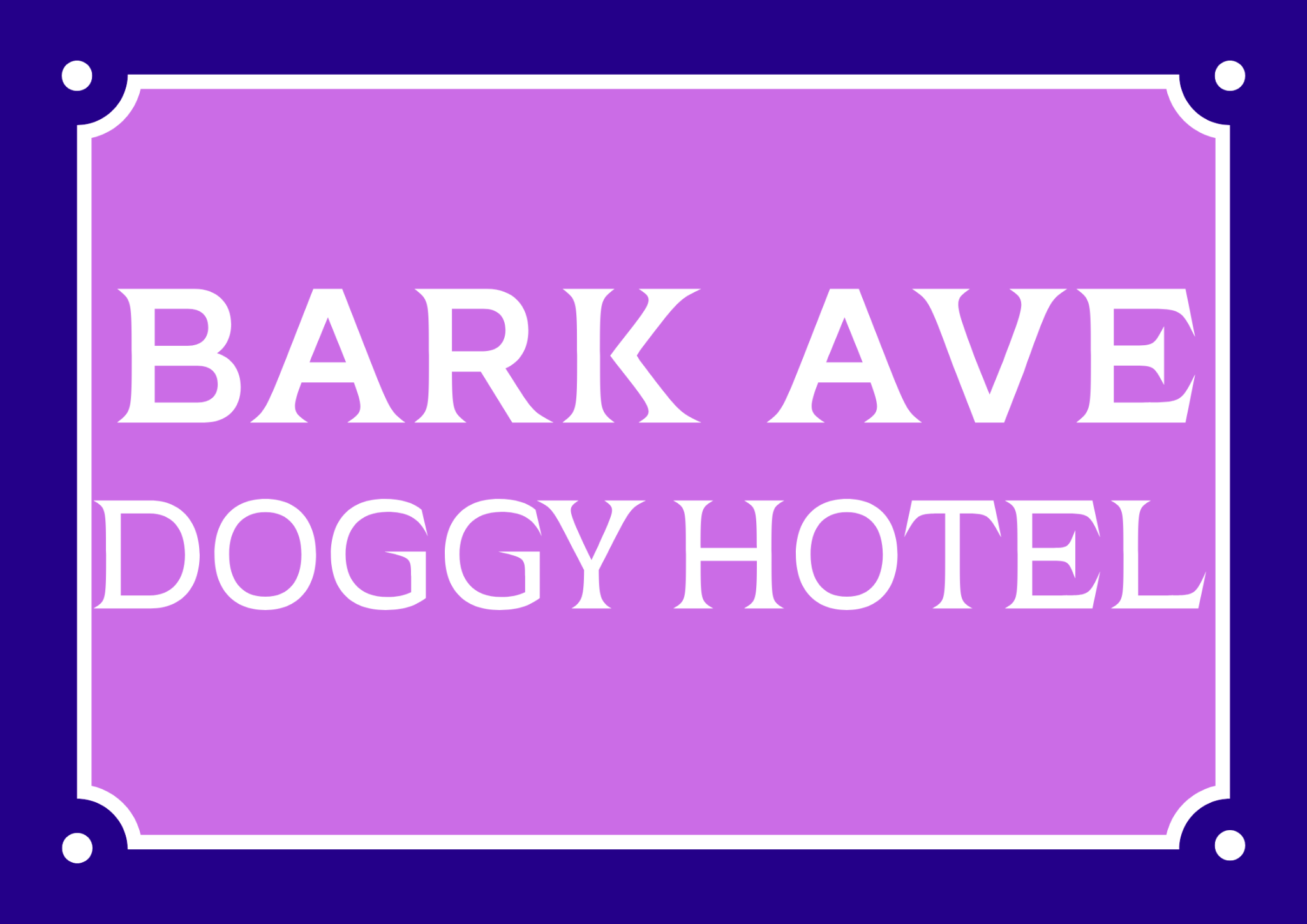 Bark Avenue Dog Hotel