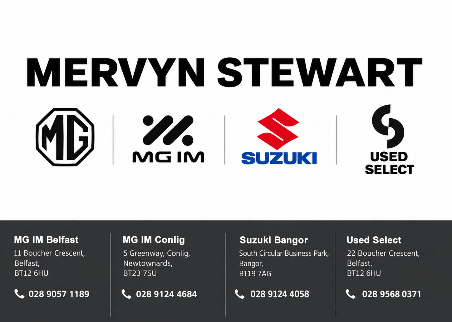 Mervyn Stewart MG Belfast