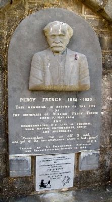 Percy French Memorial Stone