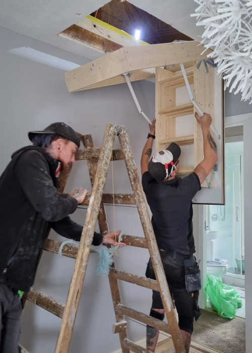 AOS Attic ladders & flooring