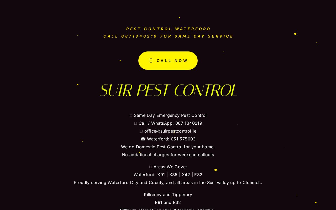 Suir Pest Control
