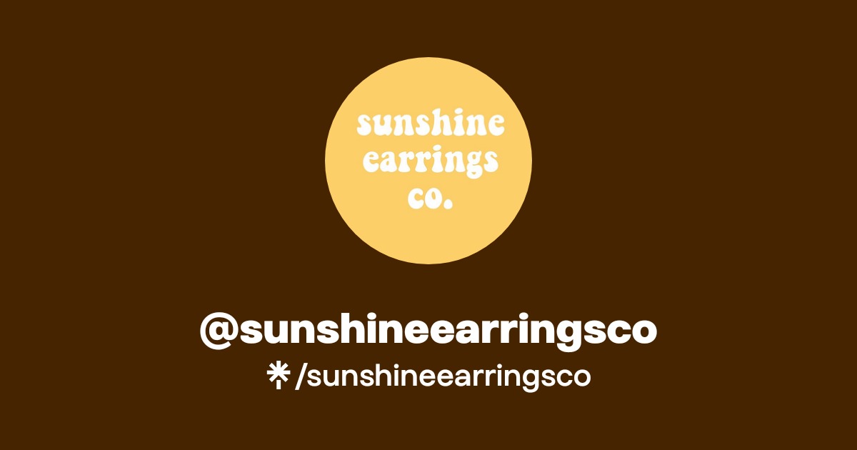 Sunshine Earrings Co.