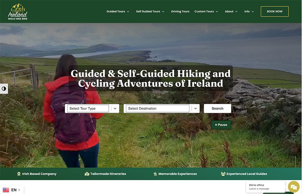 Ireland Walk Hike Bike