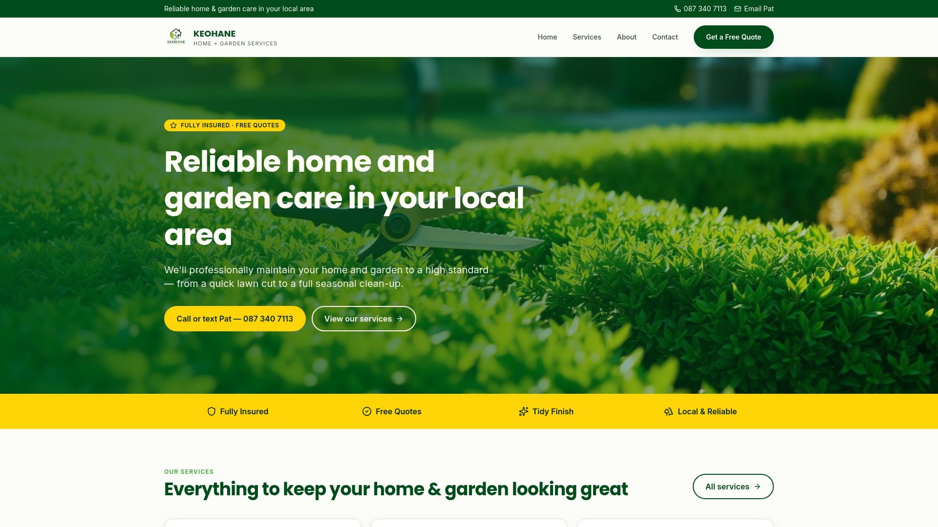 Keohane Home and Garden Services