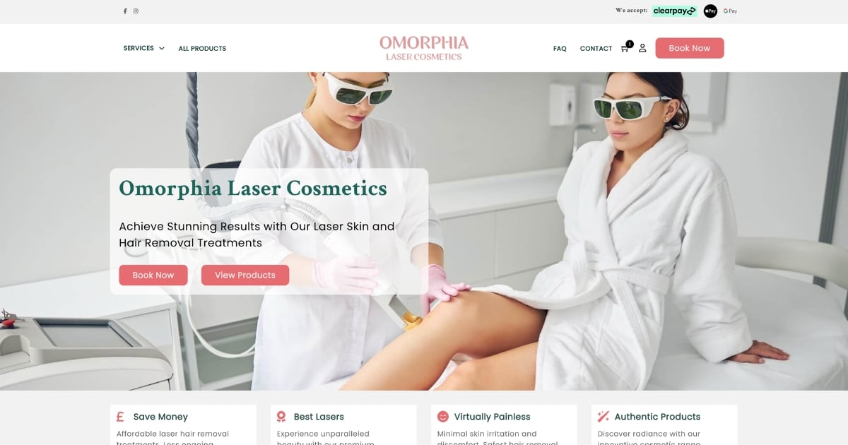Omorphia Laser Cosmetics