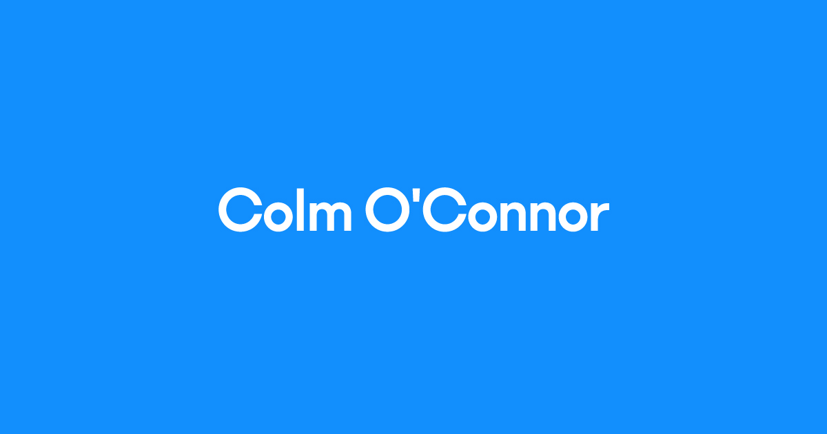 Colm O'Connor Studio