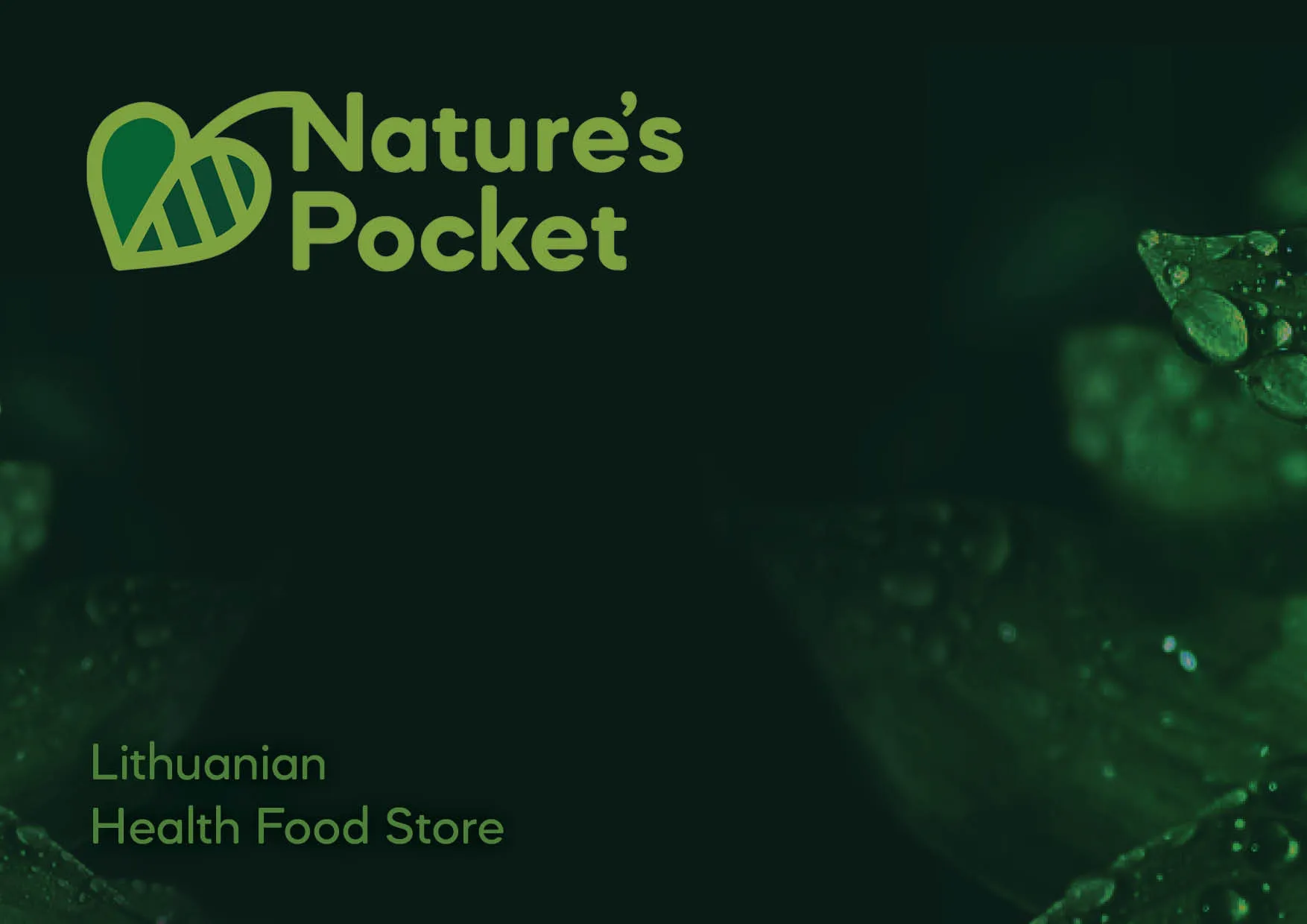 Nature's Pocket - Lithuanian health food store