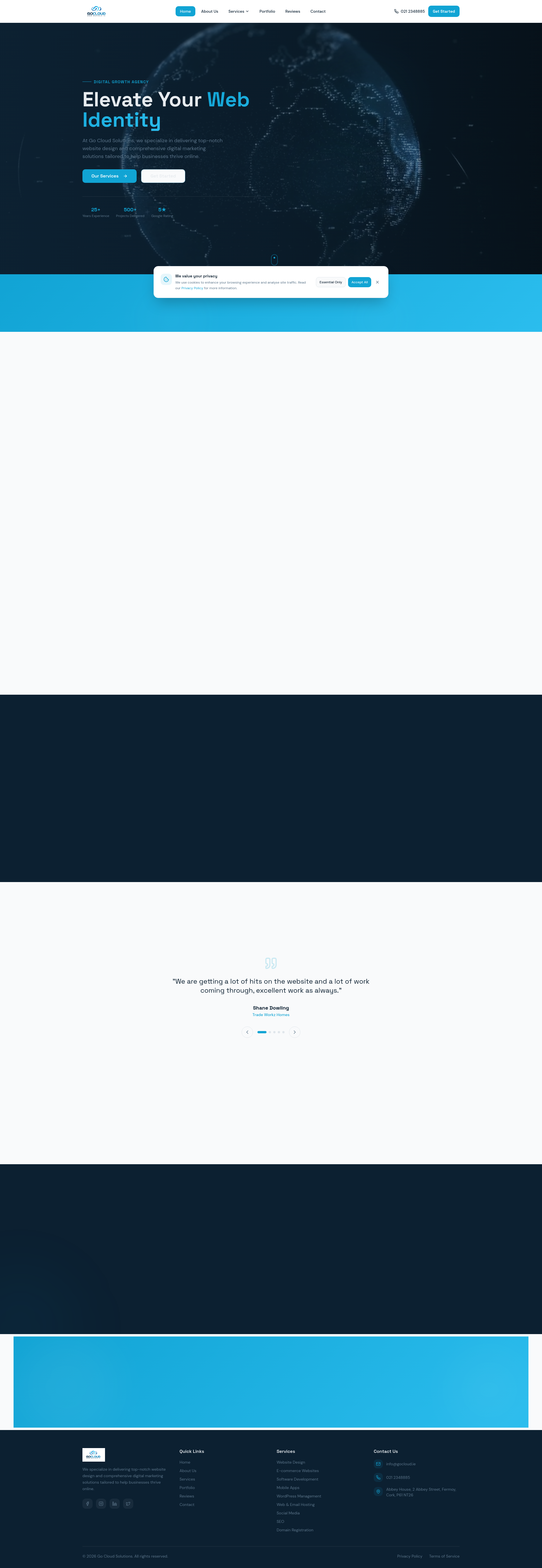 Go Cloud Website Design Cork